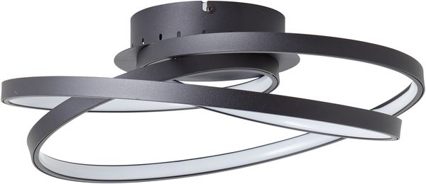 Brilliant Leuchten No. G96894-06 LED-Deckenleuchte Labyrinth 40cm schwarz Bild 2