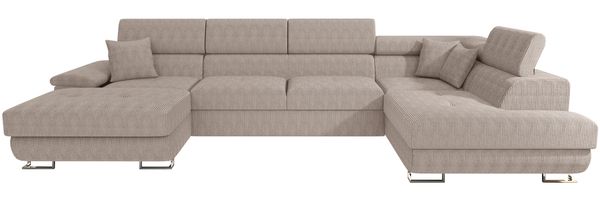 Wohnlandschaft Cotere Bis Cord (Farbe: Poso 03, Seite: Rechts)