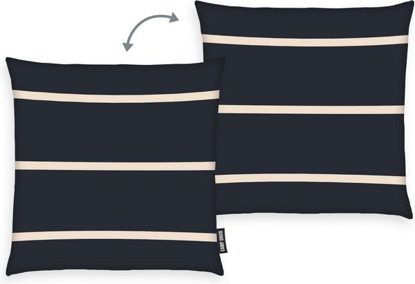 CAMP DAVID Kissenhülle Sea Stripes, (1 Stück), gewebtes Label