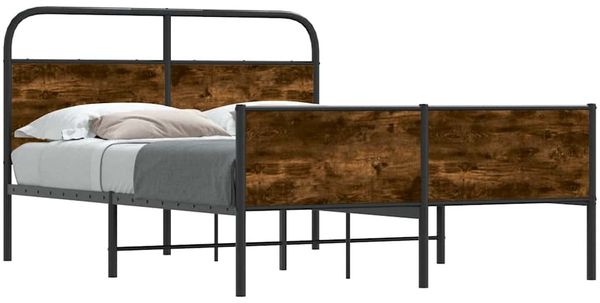 Einzelbettgestell Design für Erwachsene ohne Matratze 120x190 cm Sonoma-Eiche Holzwerkstoff d3860e