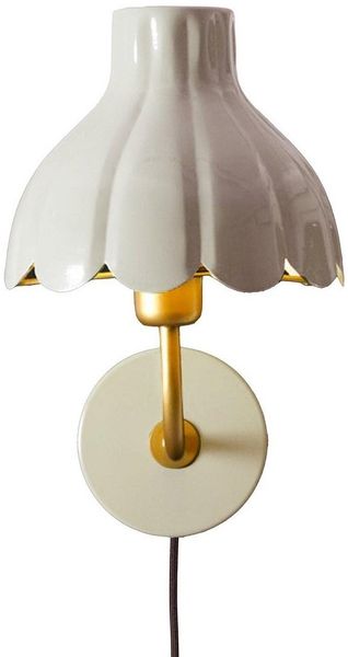 PR Home 2832108 Wandleuchte Wells Beige Gold 21cm