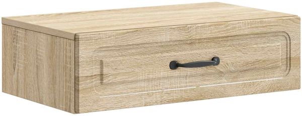vidaXL Wandmontierter Beistelltisch Sonoma-Eiche 59 x 34,5 x 17 cm 899337