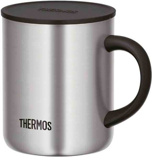 THERMOS 'Longlife Mug' Isoliertrinkbecher, Edelstahl matt, silber, 350 ml