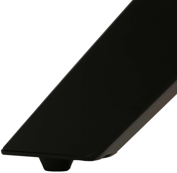 Esszimmertisch HWC-O58, Esstisch Sinterstein Metall, Marmor-Optik 160cm ~ grau Bild 5