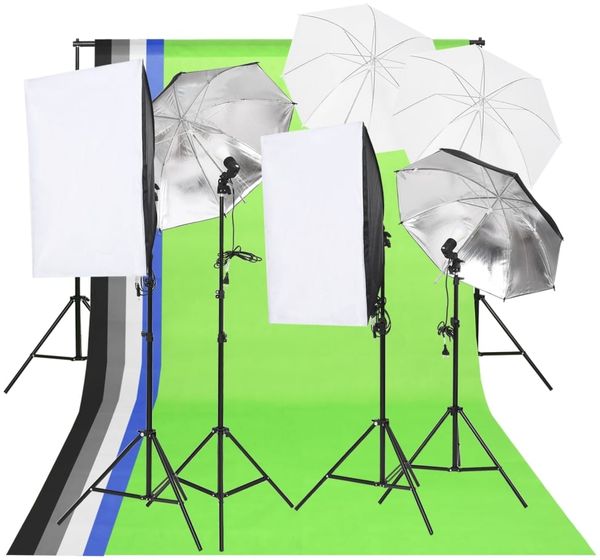 vidaXL Fotostudio-Beleuchtung Set 190238