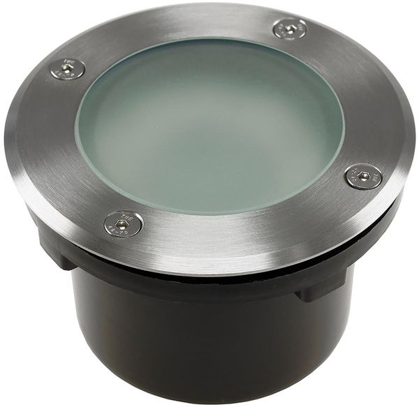 Bodenleuchte "BEL GX53 R " rundØxT 12x7cm, IP65, GX53 Fassung