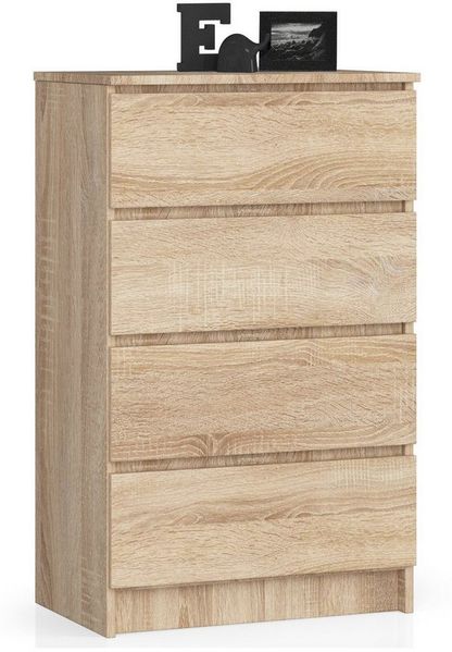 Raumhirsch Furniture Kommode mit 4 Schubladen 60 cm breit Holz Schrank, (viele Farbvarianten - Maße : 99 x 60 x 40 cm) - Hochwertig & stabil
