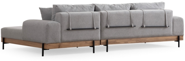 Ecksofa, 'Eti', 78 x 170 x 280, Grau Bild 10