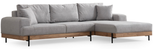 Ecksofa, 'Eti', 78 x 170 x 280, Grau Bild 9