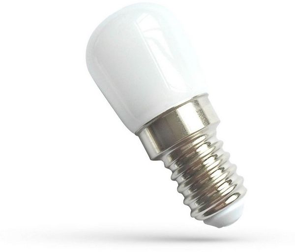 Spectrum LED-Leuchtmittel LED E14 T26 1,5W = 15W Kühlschranklampe 140lm matt 120° Warmweiß 3000K, E14, Warmweiß, Kühlschranklampe