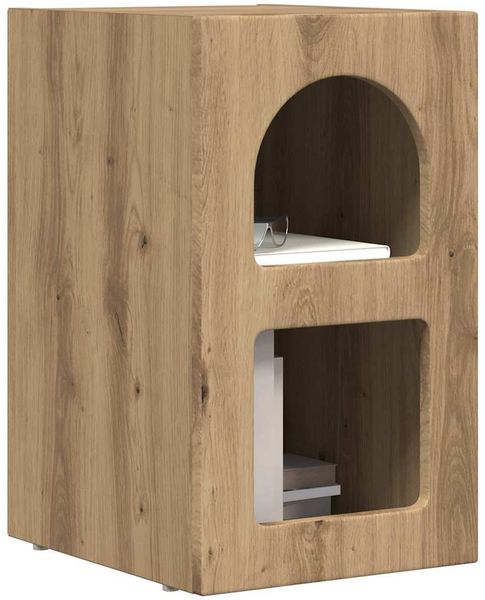 vidaXL Nachttisch ELST 2 Stk. Artisan-Eiche 29,5 x 33,5 x 50 cm 891243 Bild 3
