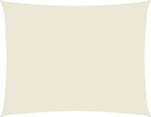 vidaXL Sonnensegel Oxford-Gewebe Rechteckig 2x3,5 m Creme 135201