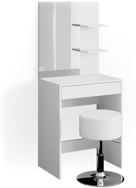 Schminktisch Isabelle Weiß 60 cm mit Hocker Vicco