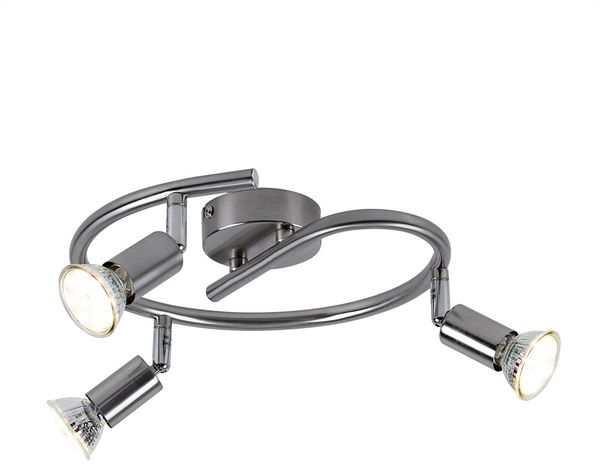 Deckenleuchte Wohnzimmer LED Deckenstrahler 3 Flammig Deckenlampe Flur 57991-3