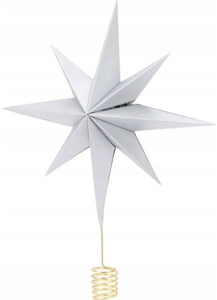 Home Styling Collection Sternspitze für den Weihnachtsbaum aus Papier 30 cm