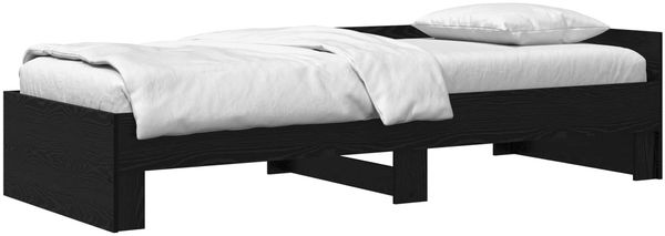 vidaXL Bettgestell mit Kopfteil Schwarze Eiche 80x200 cm 8009041