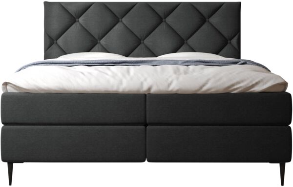 Boxspringbett Liztuko (Farbe: Verita 98, Füße: Schwarz, Größe: 180 x 200) Bild 4