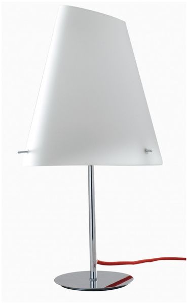 Tischleuchte ERMES E27, 60W ohne Leuchtmittel Höhe 65cm, Durchm. 31cm Glas