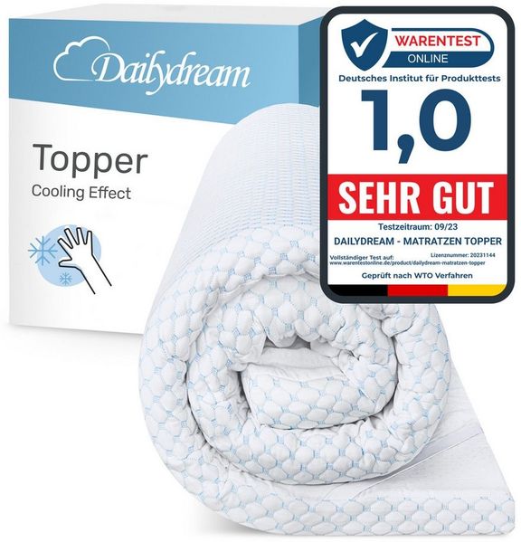 Dailydream, Topper mit kühlendem Effekt, H1/2, Memory Foam, Edition "Cool Touch"