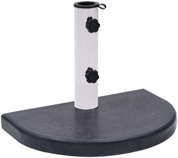 vidaXL Schirmständer Schwarz 40x28x4 cm Granit 313668