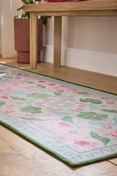 Next Läufer Waschbarer Bettie Läufer mit Blumen-Print