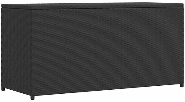 vidaXL Garten-Auflagenbox Schwarz 120x50x60 cm Poly Rattan 42498