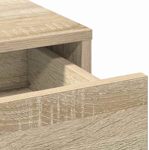 vidaXL Schminktisch Set mit Regal 3 pcs Sonoma-Eiche Holzwerkstoff 3334283 Bild 7