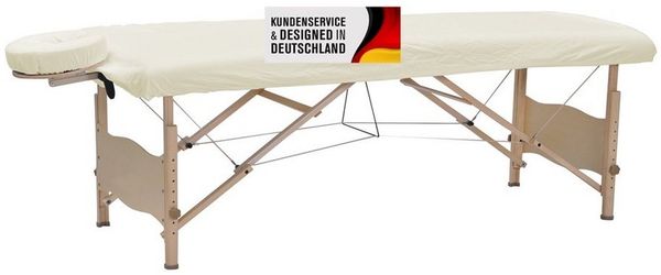 Duke-Handel Massageliegenbezug Therapieliegenbezug Spannbezug, 100 % Baumwolle, Gummizug: rundum, (1 Stück), angenehmes Hautgefühl