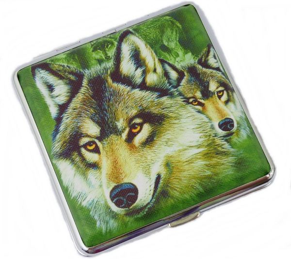 Westernlifestyle Aufbewahrungsbox Zigarettenetui Wolf Adler