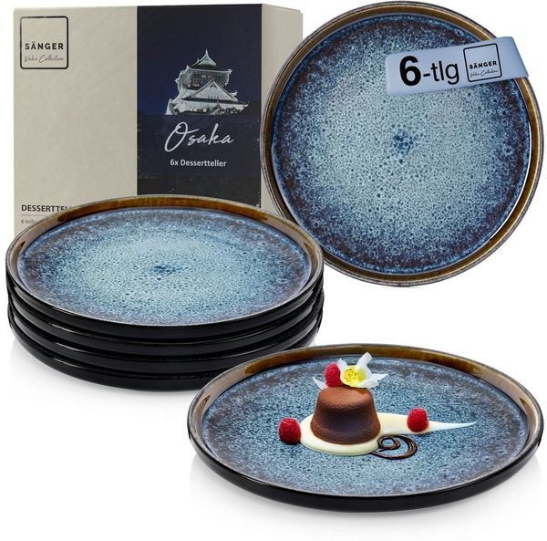 SÄNGER Steingut Dessertteller Osaka 6-teilig Bild 5