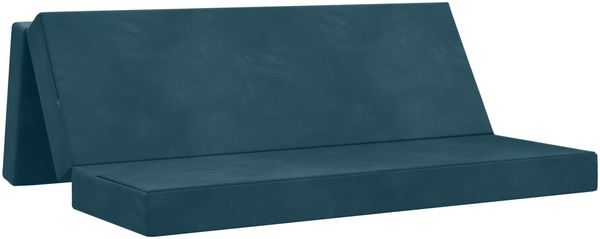 vidaXL Klappsofa Bett 180 x 67 x 45 cm Blau 900250 Bild 2
