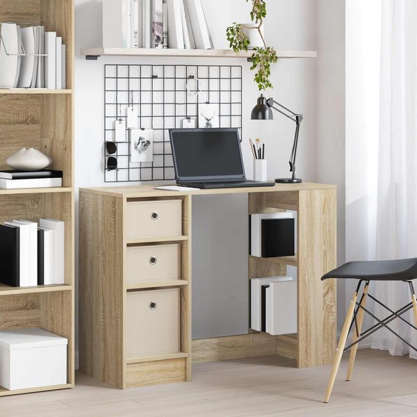 vidaXL Schreibtisch Sonoma-Eiche 100 x 40 x 75 cm Holzwerkstoff 8000454