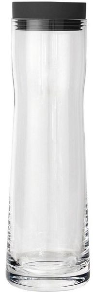 blomus SPLASH Wasserkaraffe, Magnet, Edelstahl poliert, Glas klar, Silikon, H 29. 5 cm, Ø 9 cm, V 1 l, 63785