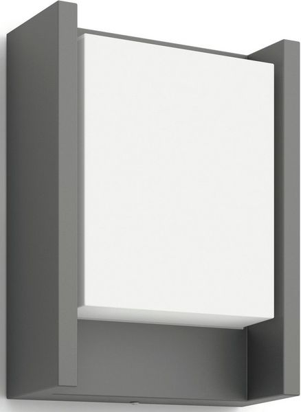 Philips myGarden Arbour Outdoor wall lantern, LED 6W, Anthracite