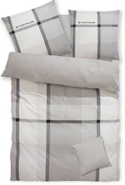 TOM TAILOR HOME Bettwäsche Lenny, Renforcé, 3 teilig, mit GRATIS-Zugabe: Kissenhülle 1tlg, in Biber und Renforcé erhältlich