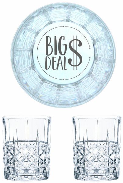 Nachtmann Whiskyglas Gravur Big Deal, Whiskeygläser Set, Gravur, Geschenk, Kristallglas, 345 ml, 2er Set