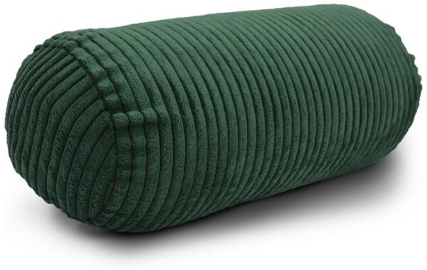 Amilian Nackenrolle mit Bezug 15 x 40 cm - Kissenrolle - mit Nackenrollenbezug - Bettrolle, Kopfstütze, Nackenstütze mit Bezug, ideal als Dekokissen, Sofakissen, Kissen, Kissenrolle, Lagerungskissen, Schlafkissen und für Reisen