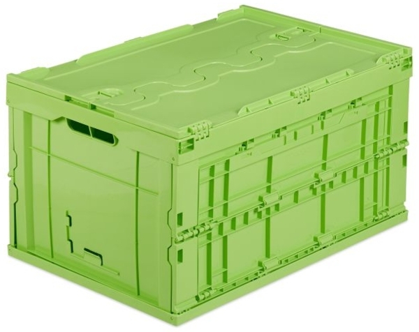 2 x Transportbox 60 L mit Deckel 10030129