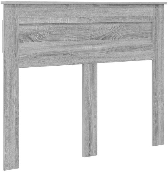 vidaXL Bettrahmen Graues Sonoma 135 x 190 cm Massives Kiefernholz 3409772 Bild 6