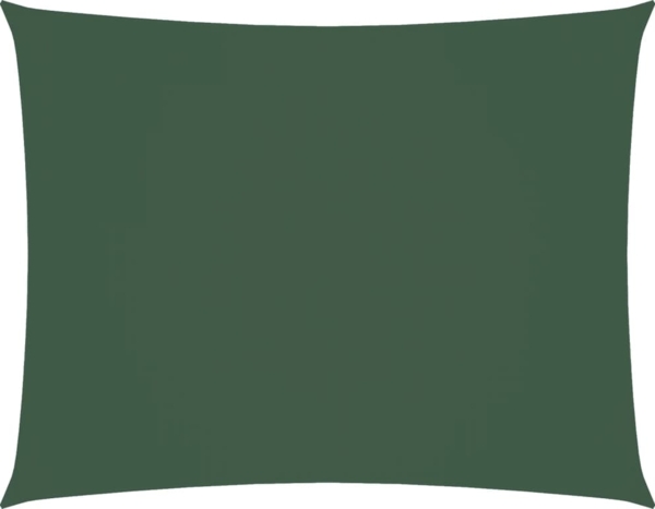 vidaXL Sonnensegel Oxford-Gewebe Rechteckig 3,5x5 m Dunkelgrün 135490