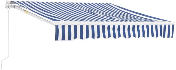 Markise Bitonto 250x200 cm Blau/Weiß [en. casa]