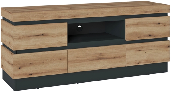 Lowboard Colditz / Corte, Holzwerkstoff, Holzfarben, 161 x 68 x 45 cm