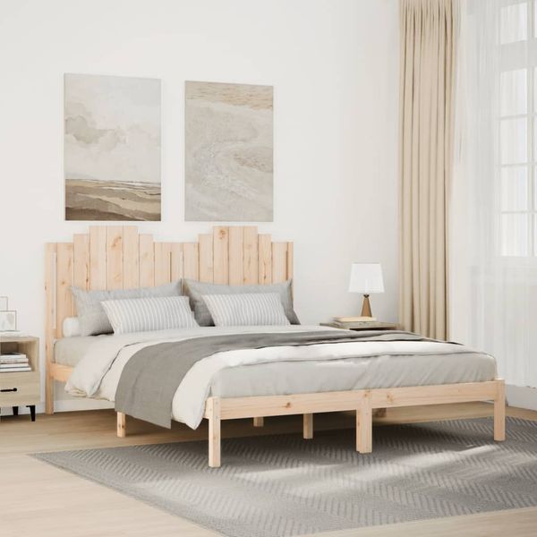 vidaXL Massivholzbett Extra Lang ohne Matratze 140x210 cm 3309215