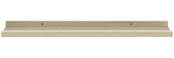 vidaXL Wandregale 2 Stk. Weiß und Sonoma-Eiche 60x9x3 cm 326690 Bild 5