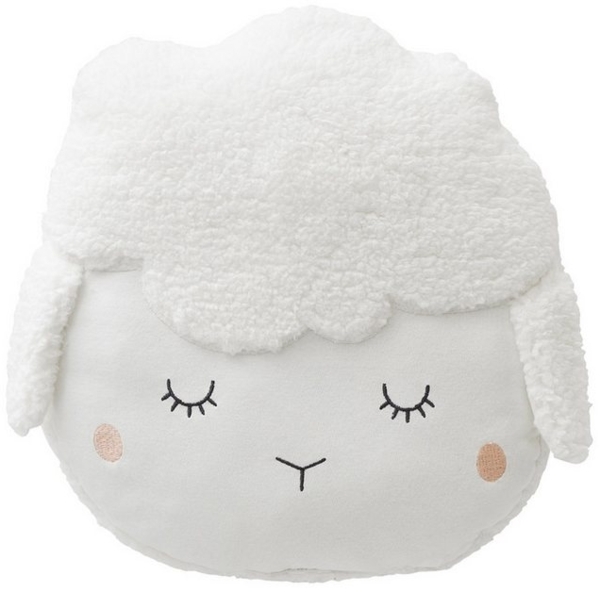 VERTBAUDET Kinderzimmer-Kissen,Schäfchen" wollweiß ONE SIZE