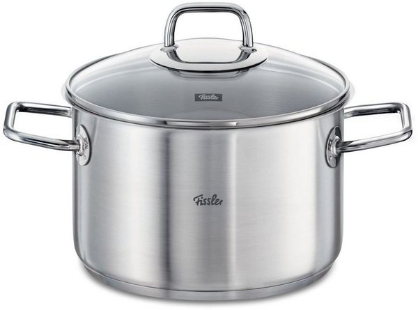 Fissler viseo Kochtopf Induktion mit Glasdeckel Edelstahl 16 cm Ø 2,1 L