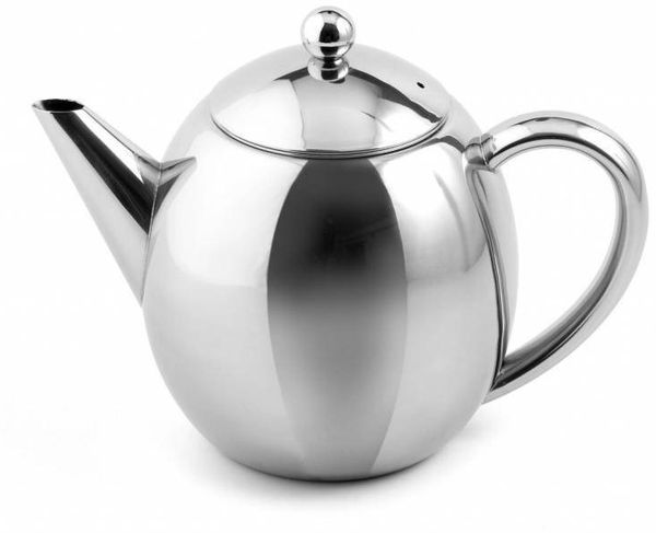 Teekanne Teebereiter mit herausnehmbaren Teesieb Teefilter 1,2 Liter Edelstahl