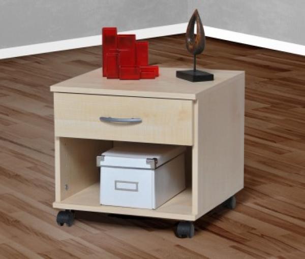 Rollcontainer Bürocontainer Schubcontainer Nachtschrank ahorn - ahorn