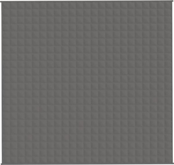 vidaXL Gewichtsdecke Stoff, 1x Gewichtsdecke, Dunkelgrau, 220x230 cm, Stoff, 11 kg Bild 3