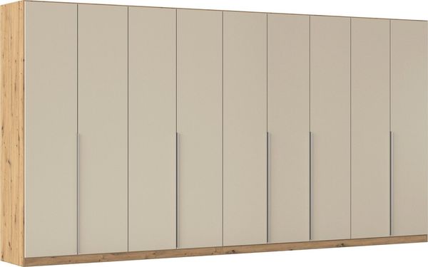 OTTO home Drehtürenschrank Kleiderschrank Schrank Garderobe AGORDO Schlafzimmer (in zwei Griff-Farben, Breiten 91-405 cm, Dekor- oder Hochglanzfront) durchdachte Innenausstattung, in 8 Breiten und 2 Höhen MADE IN GERMANY